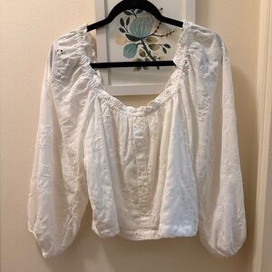 American Eagle White Blouse
